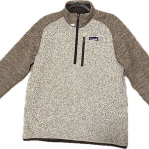 Patagonia Heathered Gray Fleece Pullover